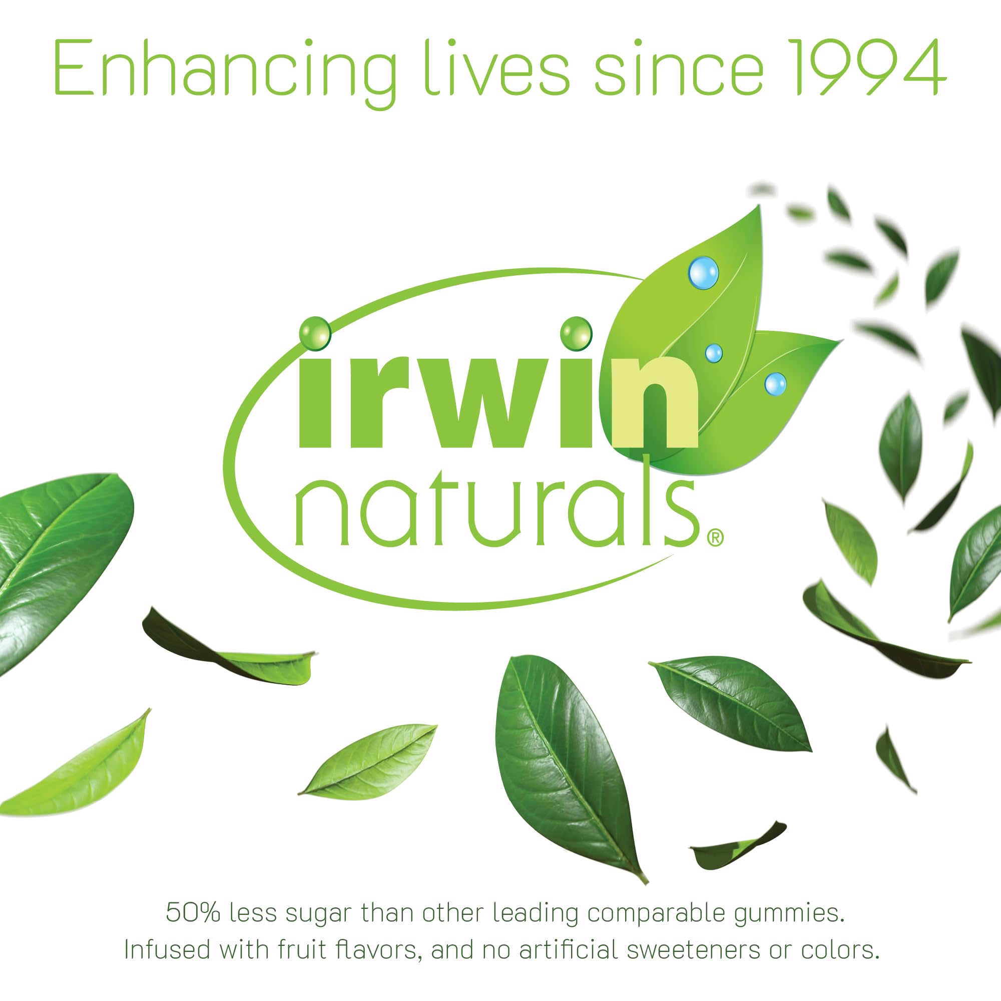 Caja abierta de gominolas Irwin Naturals Magnesio para fácil acceso