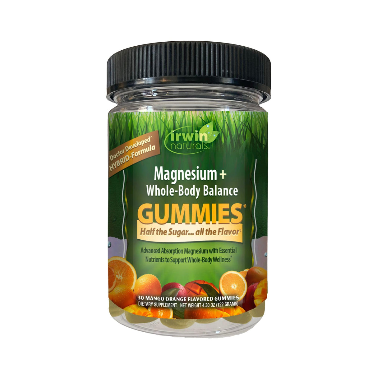 Gominolas Irwin Naturals Magnesio en empaque, apoyo para la relajación diaria