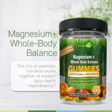 Etiqueta de gominolas Irwin Naturals Magnesio con sabor natural