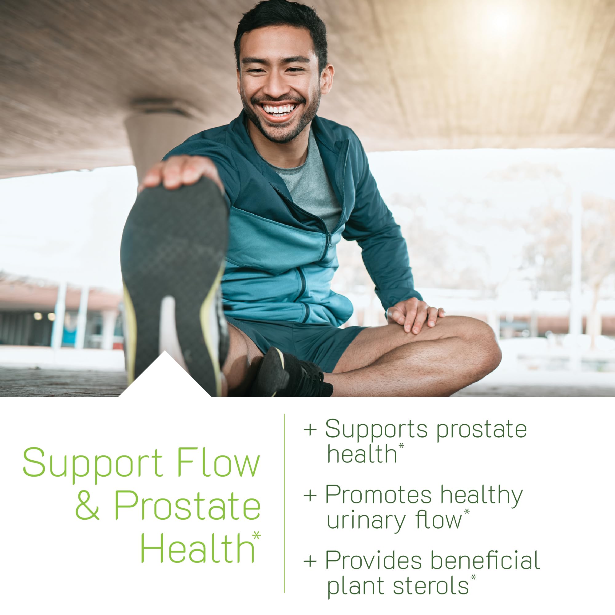 Caja del producto Irwin Naturals Healthy-Flow Saw Palmetto en estante.
