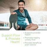 Caja del producto Irwin Naturals Healthy-Flow Saw Palmetto en estante.