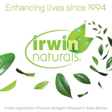 Botella de 60 cápsulas líquidas de Irwin Naturals Healthy-Flow Saw Palmetto.