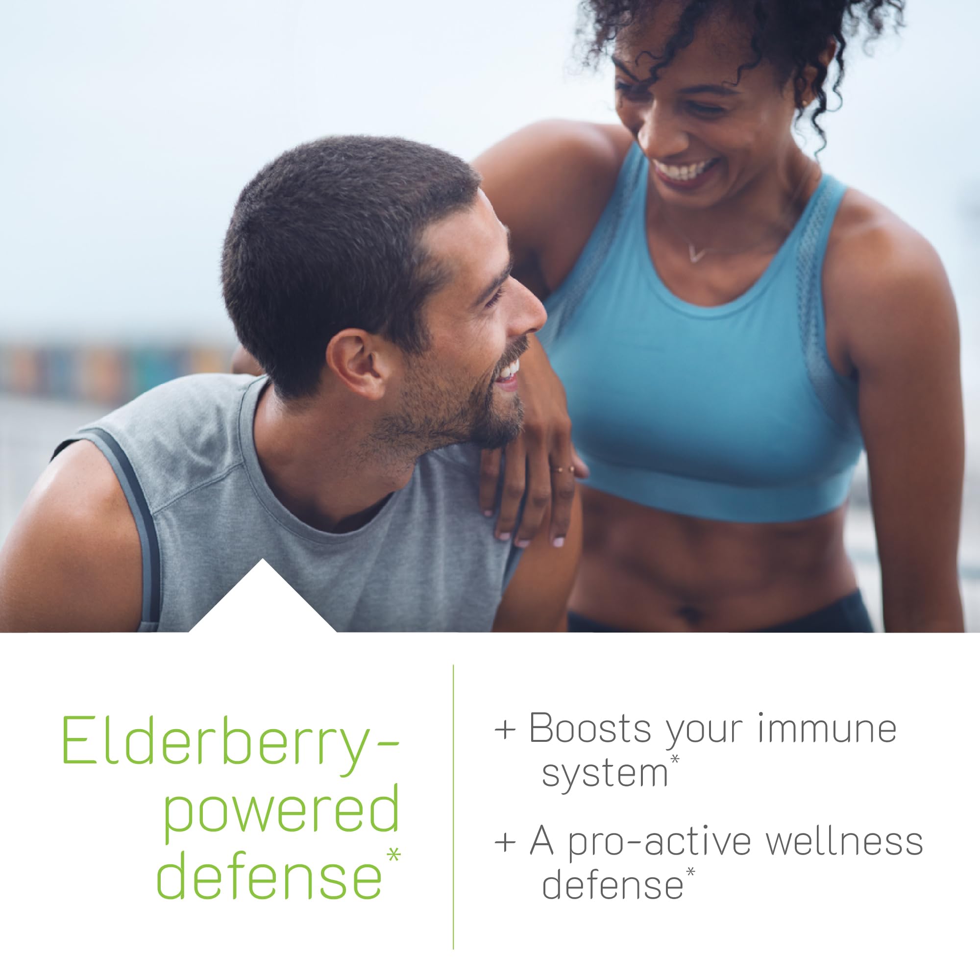 Irwin Naturals Immuno Shield, etiqueta frontal, información clara sobre vitaminas y beneficios.