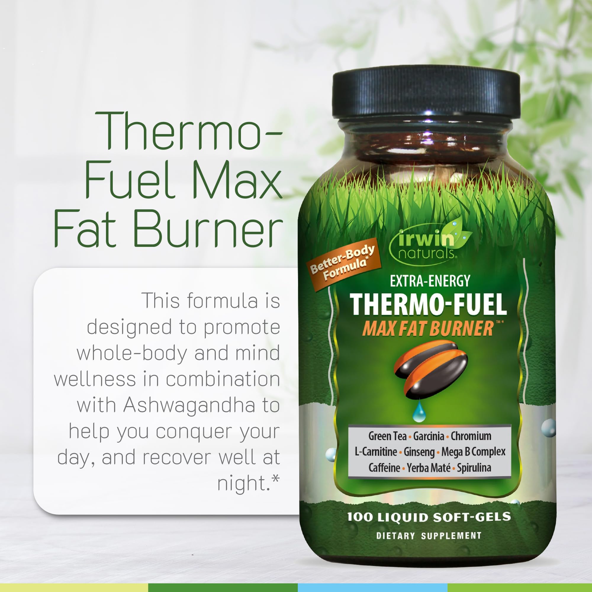 Irwin Naturals Immuno Shield, muestra de ingredientes con saúco para una ingesta equilibrada.