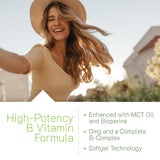 B12 metilcobalamina en Irwin Naturals Mega B-Complex, ingrediente activo para beneficios potenciales.