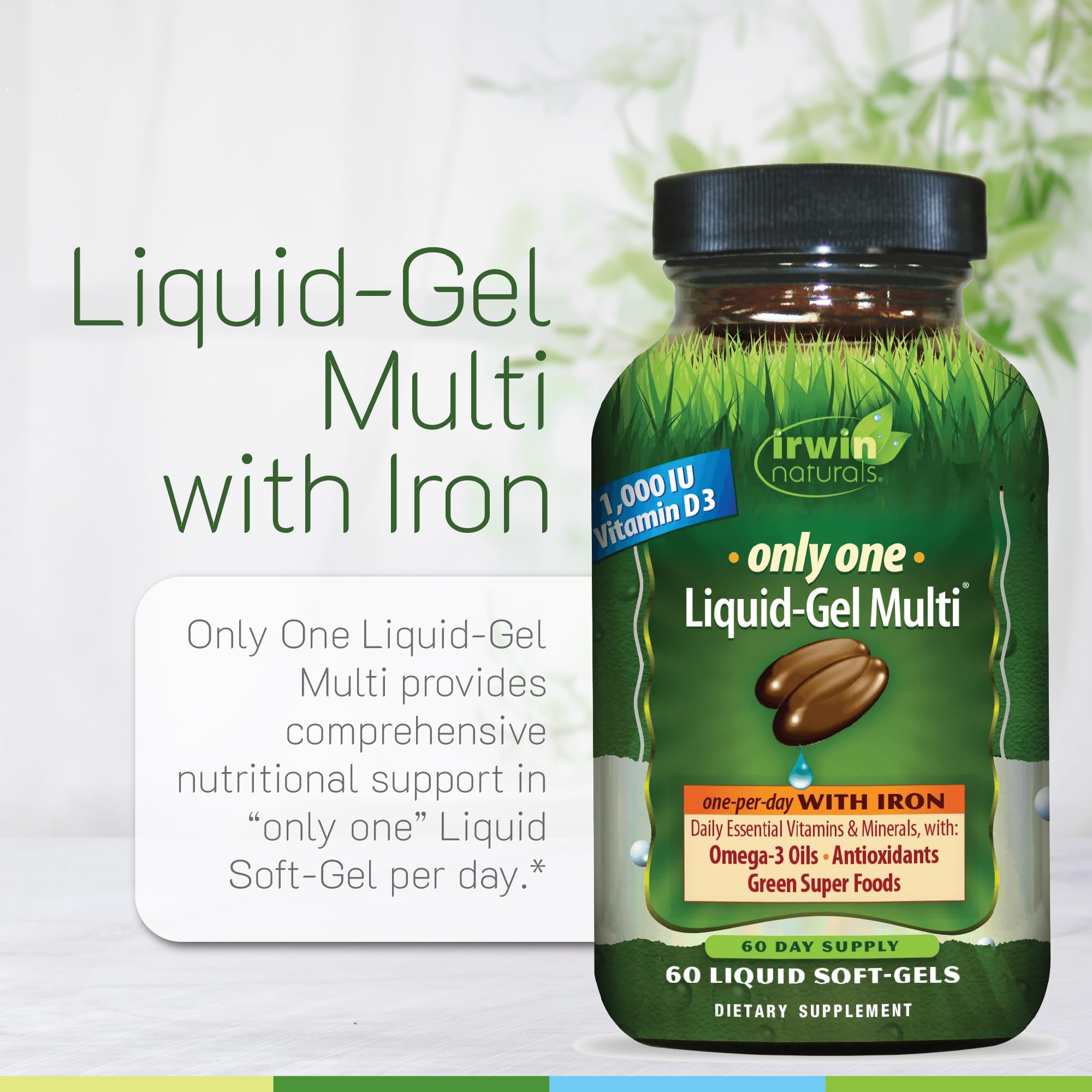 Irwin Naturals Mezcla de superalimentos verdes en fórmula nutritiva