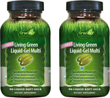 Irwin Naturals Mujer Verde Vivo Multi en botella, apoyo nutricional diario para mujeres activas.