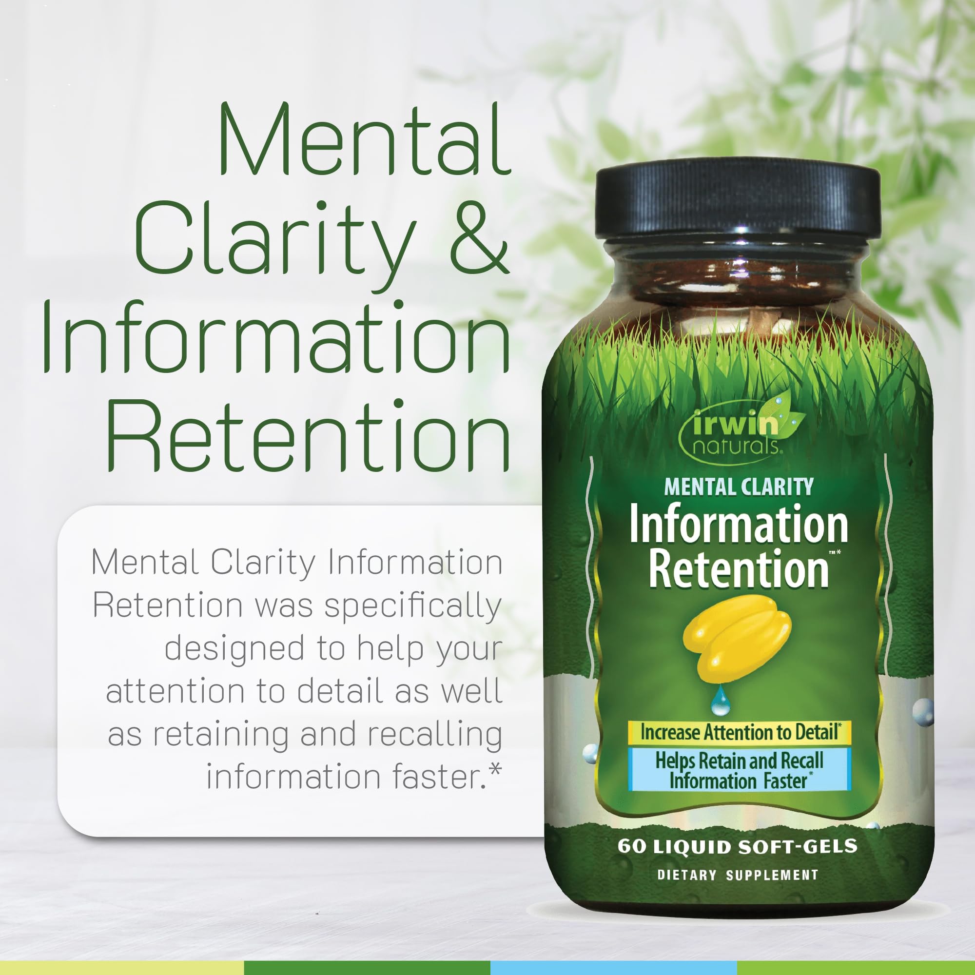 Irwin Naturals Omega-3 para función cerebral y memoria.