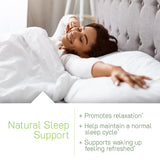 Etiqueta frontal de Power to Sleep PM destaca relajación potencial