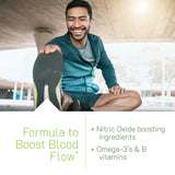 Bioperine Complex mejora la absorción en Irwin Naturals Pro-Active Nitric Oxide PWR.