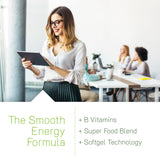 Ingredientes clave maca y espirulina en Irwin Naturals Triple Boost Energy.