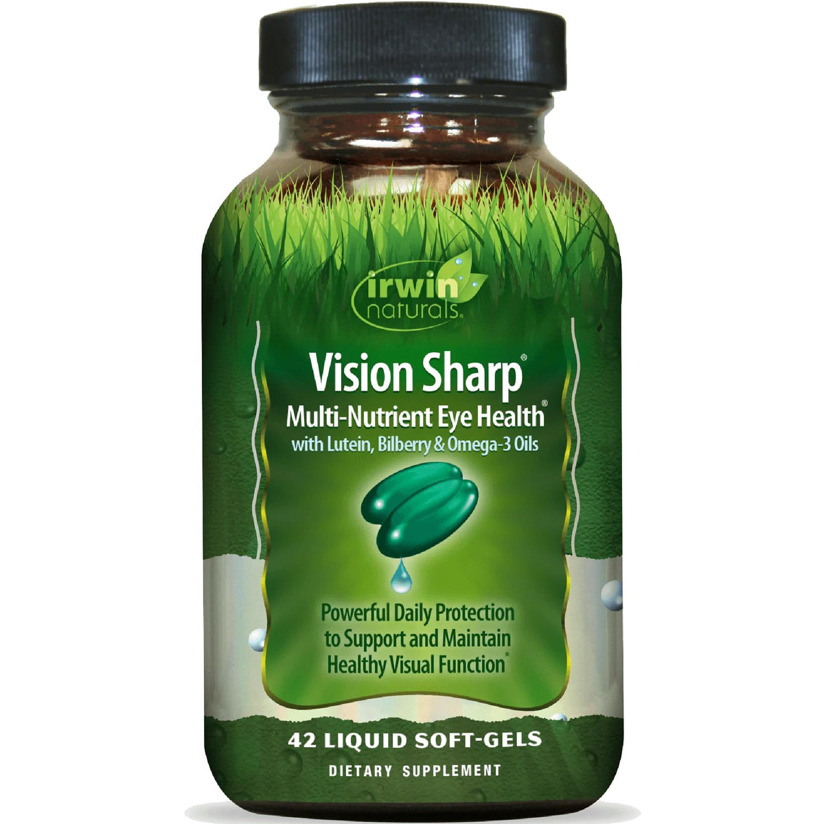 Vision Sharp de Irwin Naturals: botella para soporte visual diario