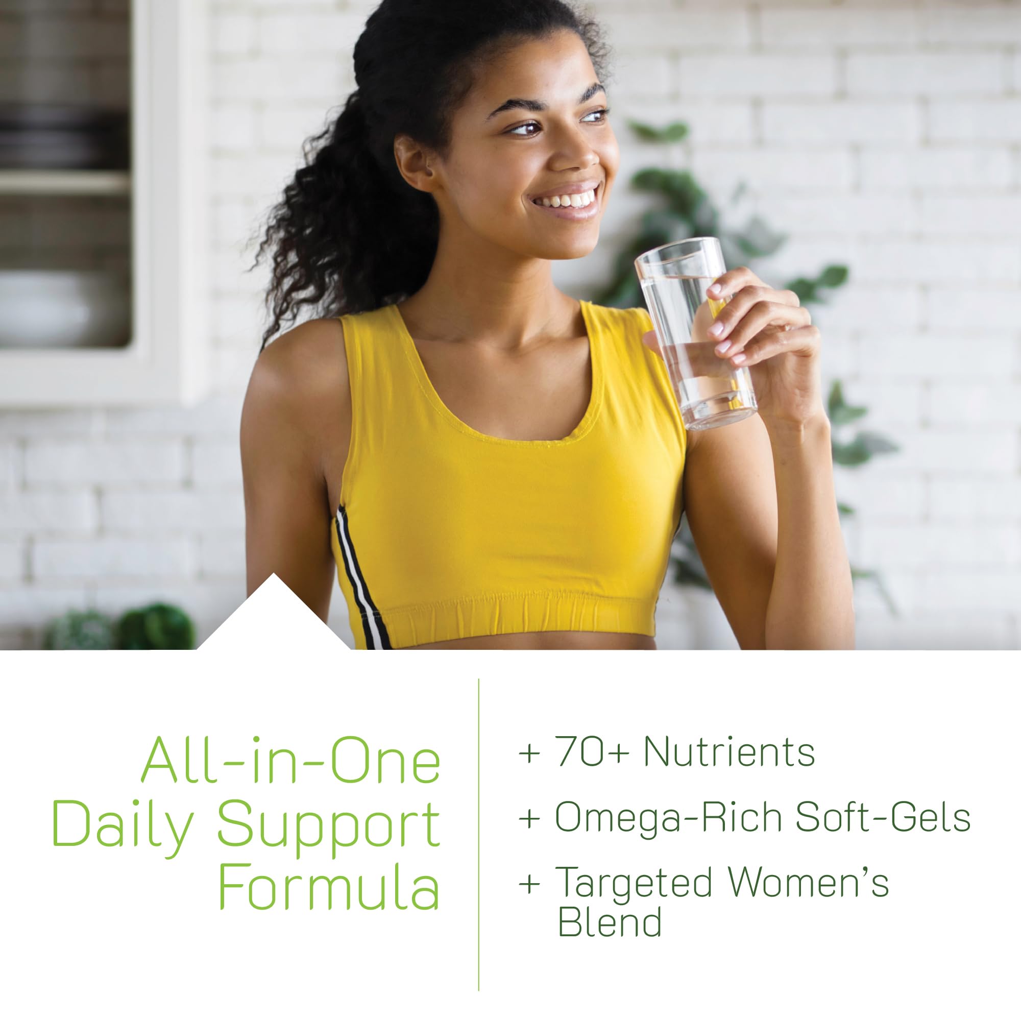 Irwin Naturals Living Green Líquido-Gel Multi: composición de superalimentos para apoyo mental y físico