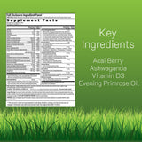 Irwin Naturals Living Green Líquido-Gel Multi: frasco con dosis diarias para bienestar