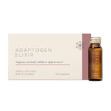 Isagenix Adaptogen Elixir: botella con porción individual para foco diario y energía sostenida.