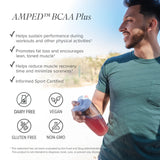 Mezcla suave y sin grumos de Isagenix Amped BCAA Plus