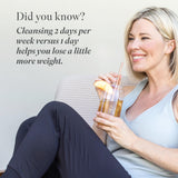 Isagenix Cleanse for Life, envase de 32 oz, tamaño práctico para uso diario.