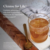 Isagenix Cleanse for Life, etiqueta del producto, información clara de ingredientes.