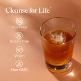 Isagenix Cleanse for Life, ingredientes clave, antioxidantes para bienestar.