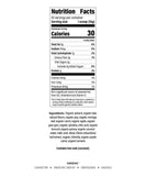 Isagenix Greens vaso-bebida-fruta, lista para un batido con sabor natural.