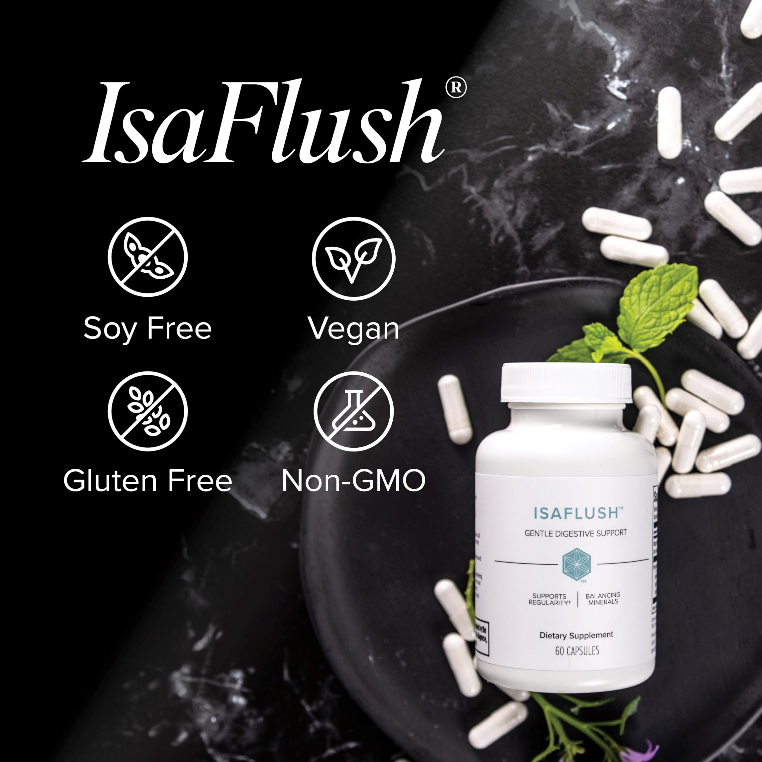 Isagenix IsaFlush uso nocturno, pensado para terminar el día con comodidad.