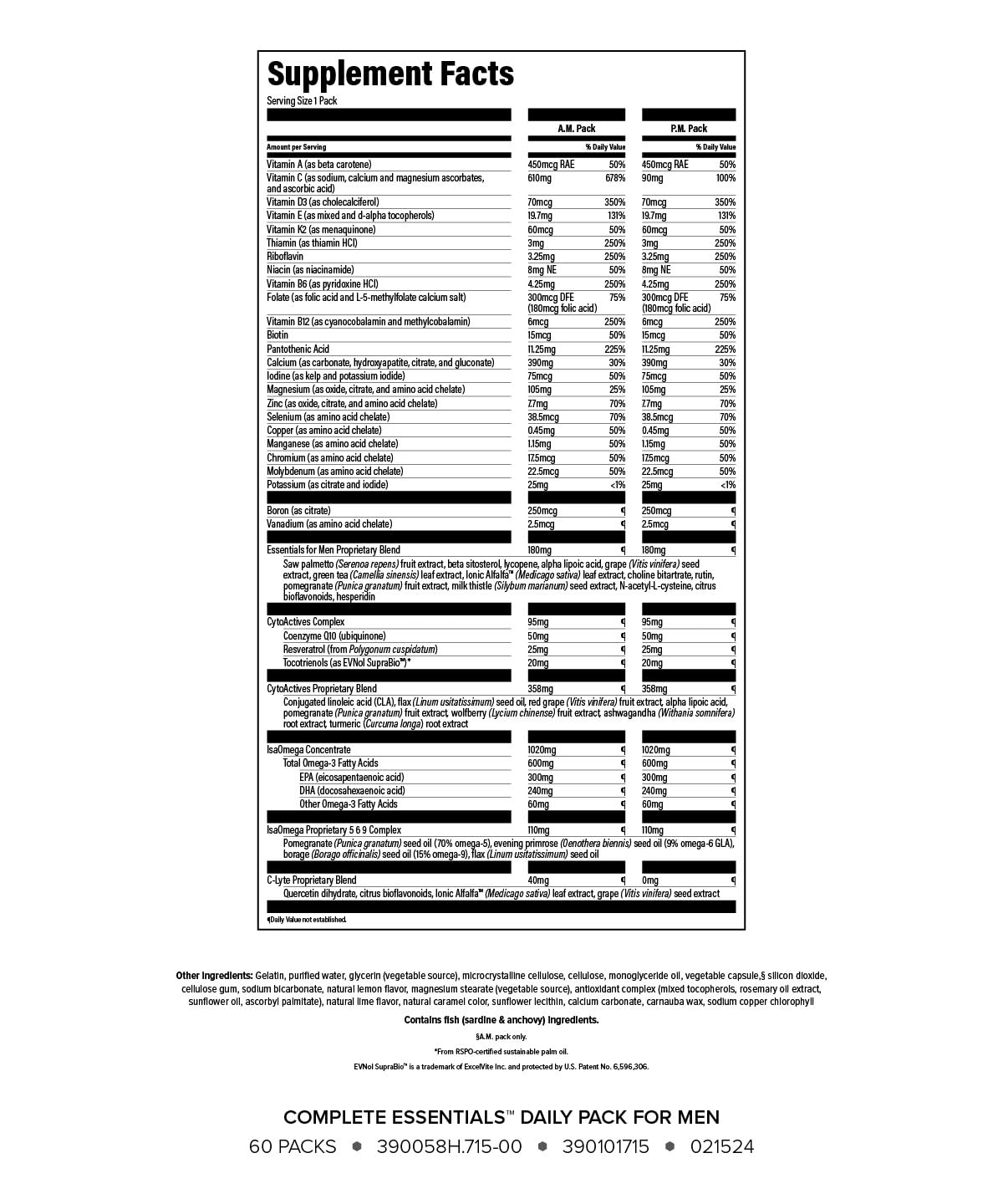 Isagenix Complete Essentials para hombres, antioxidantes que apoyan la salud celular y la resistencia