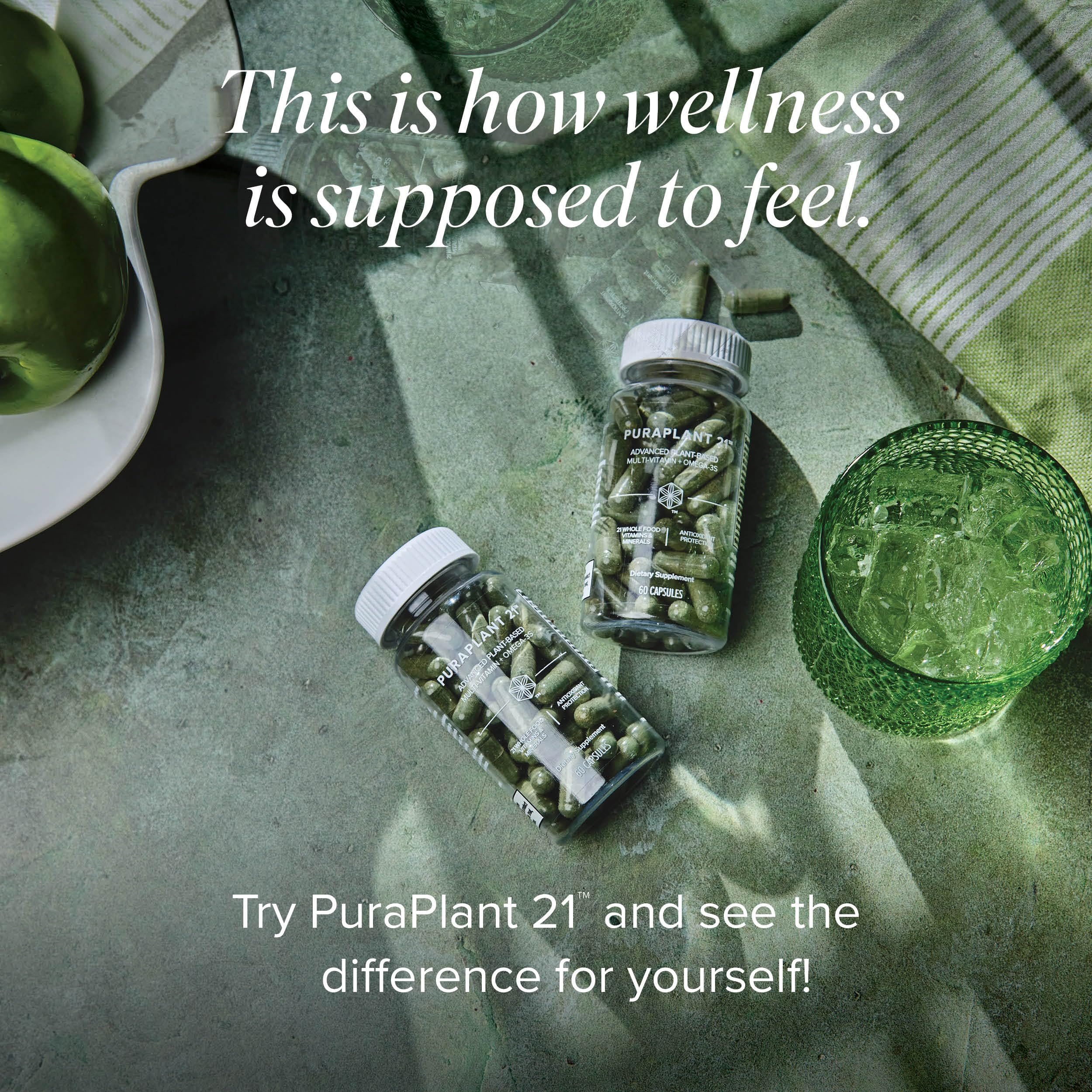 Isagenix PuraPlant21 cápsulas nutritivas para apoyar energía diaria y metabolismo