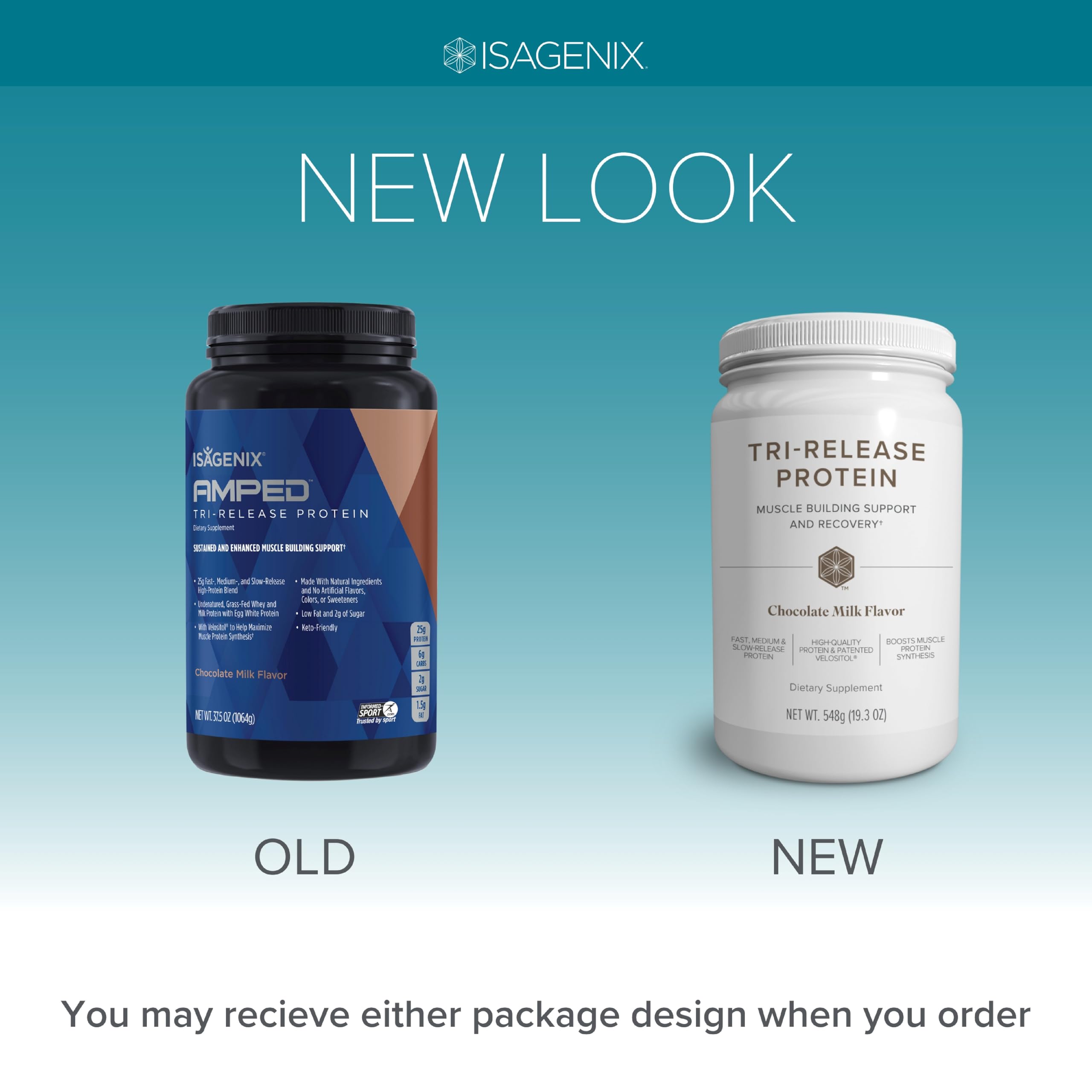 Batido de Isagenix Tri-Release Protein listo para beber con textura cremosa.