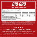 iSatori BIO-GRO sabor helado vainilla, perfecto para post-entrenamiento