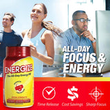 iSatori Energize manos sosteniendo tabletas para rutina diaria