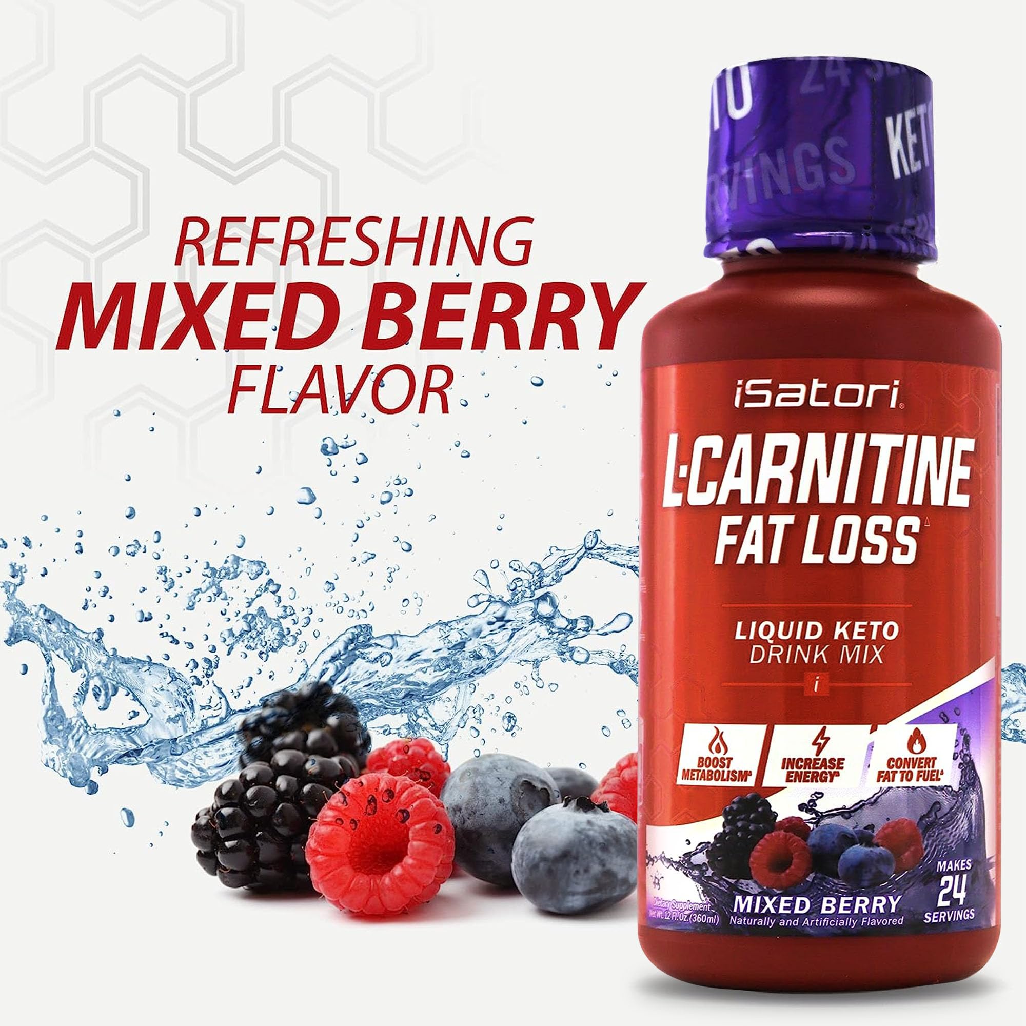 iSatori L-Carnitina 1500, uso pre-entreno sin calorías extras