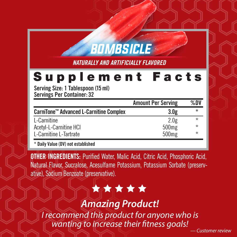 Isatori L-Carnitine LS3 3000 etiqueta clara para revisar ingredientes y uso.