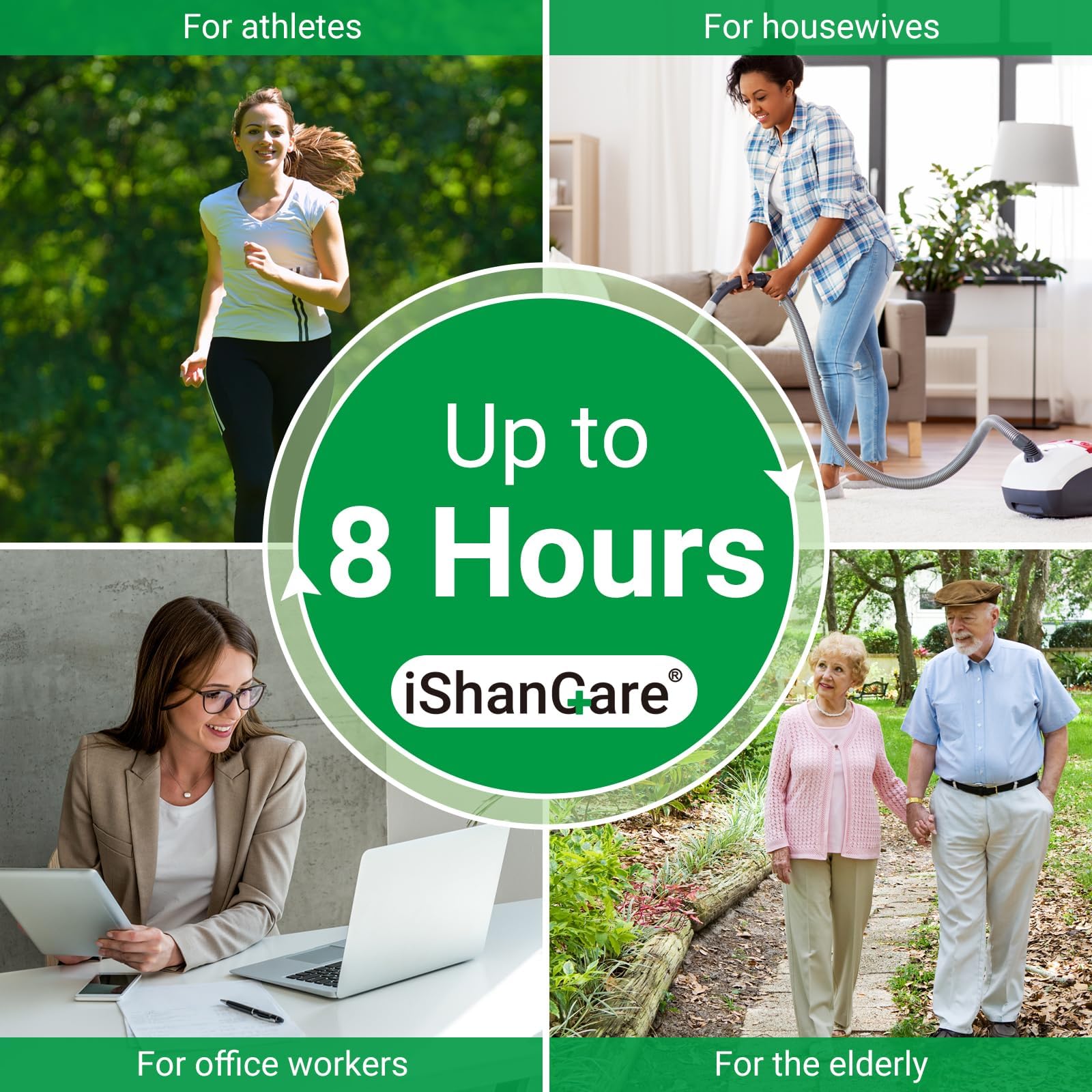 Parche ishancare calor ajustable, se corta para ajustar tamaño.