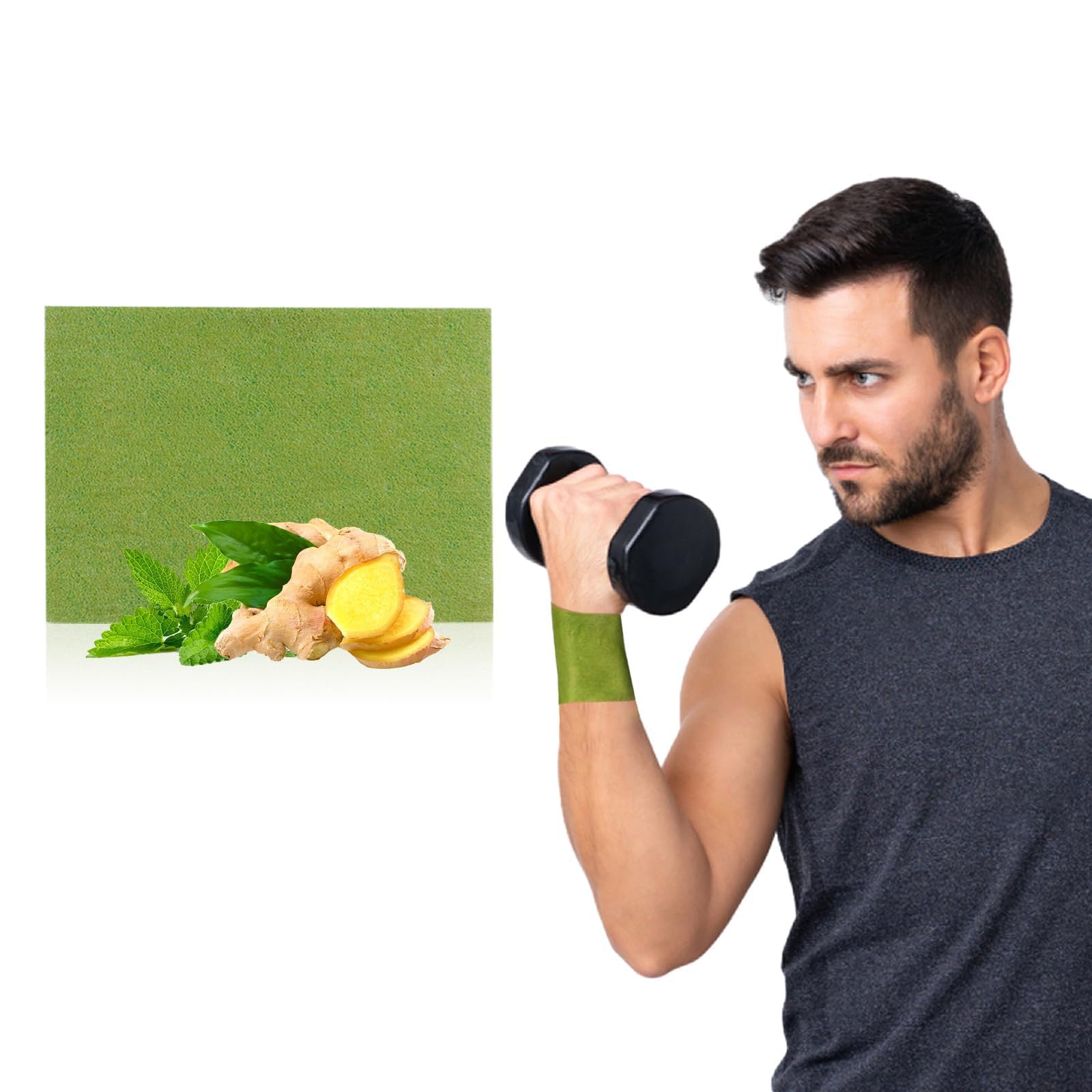 Parche ishancare calor rápido para dolor articular, alivio puntual.