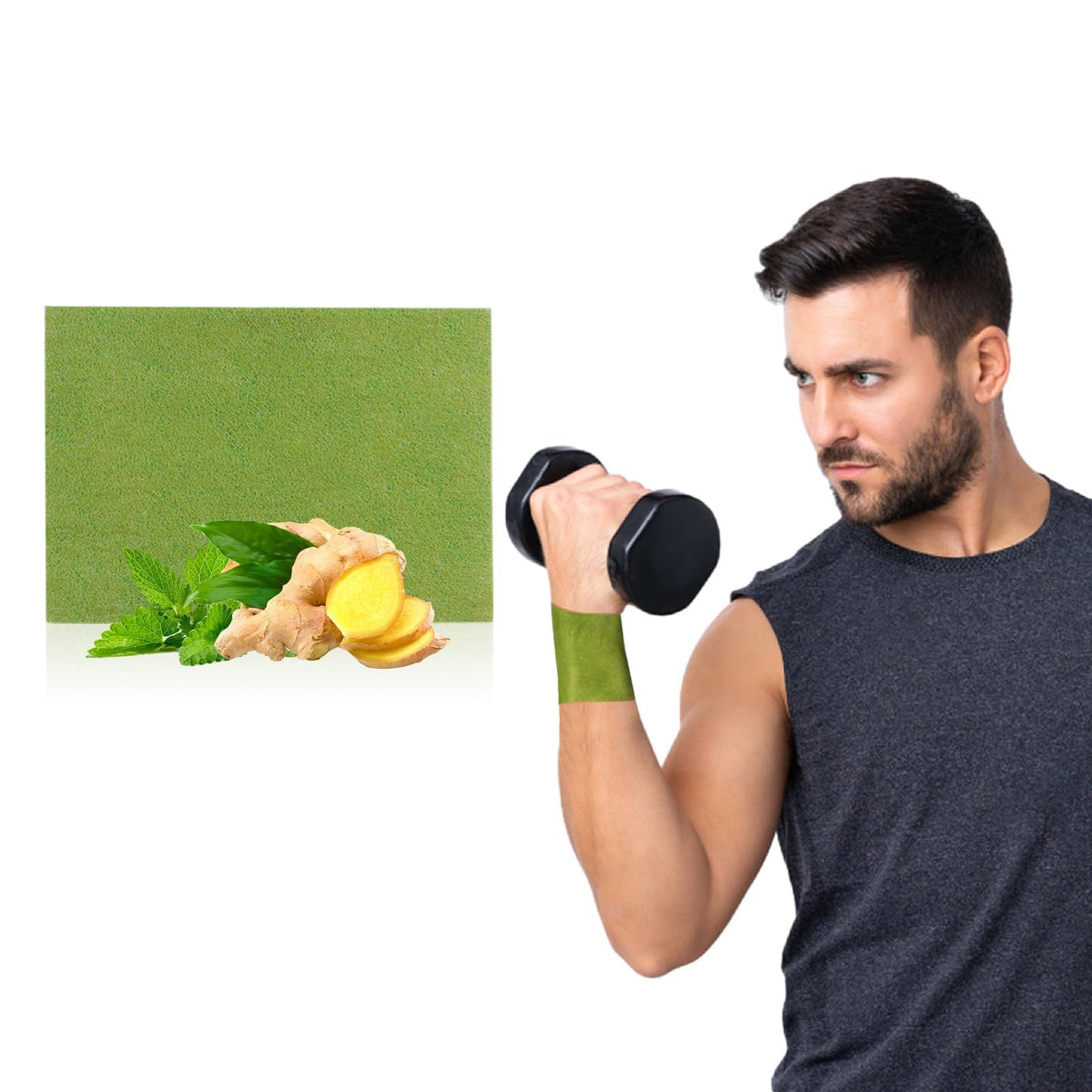 Parche ishancare calor rápido para dolor articular, alivio puntual.