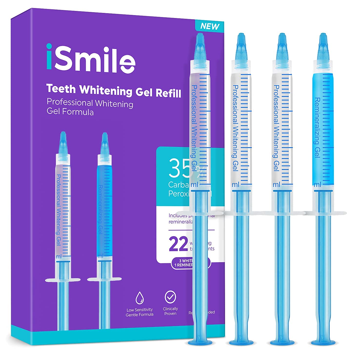 iSmile geles dentales 3ml para uso en casa con resultados profesionales