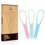 Isshah raspador de lengua con fibra ecológica natural para higiene sustentable.