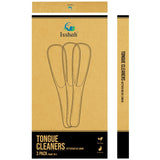 Isshah raspador de lengua en envase ecológico reutilizable.