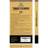Isshah raspador de lengua con textura natural y suave