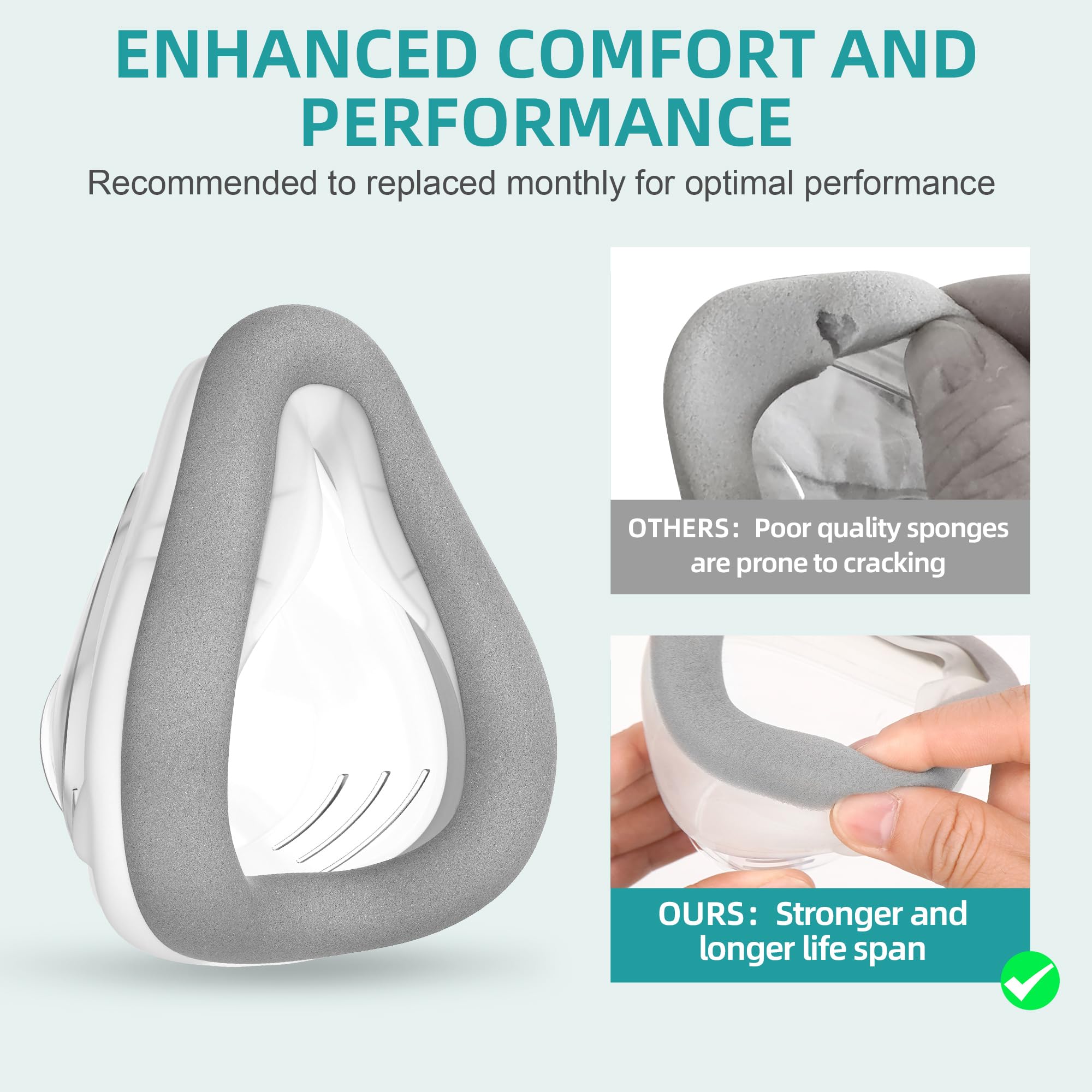 ItAll almohadilla Airtouch F20 tamaño M puente nasal de silicona adaptable