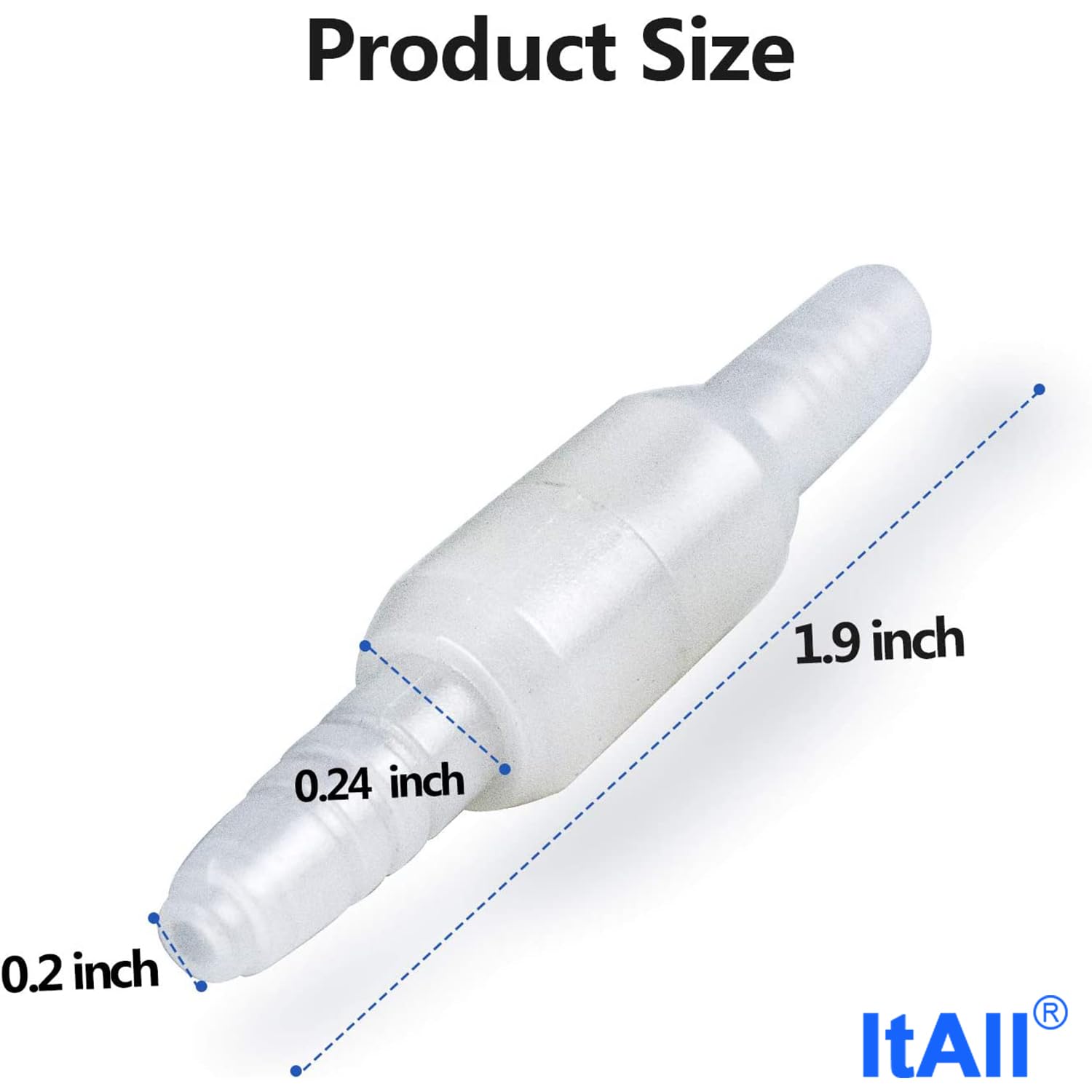 ItAll conectores para oxígeno evitan torsiones y tropiezos en el suelo