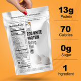 Its Just! Proteína de clara de huevo para batidos cremosos y neutros.