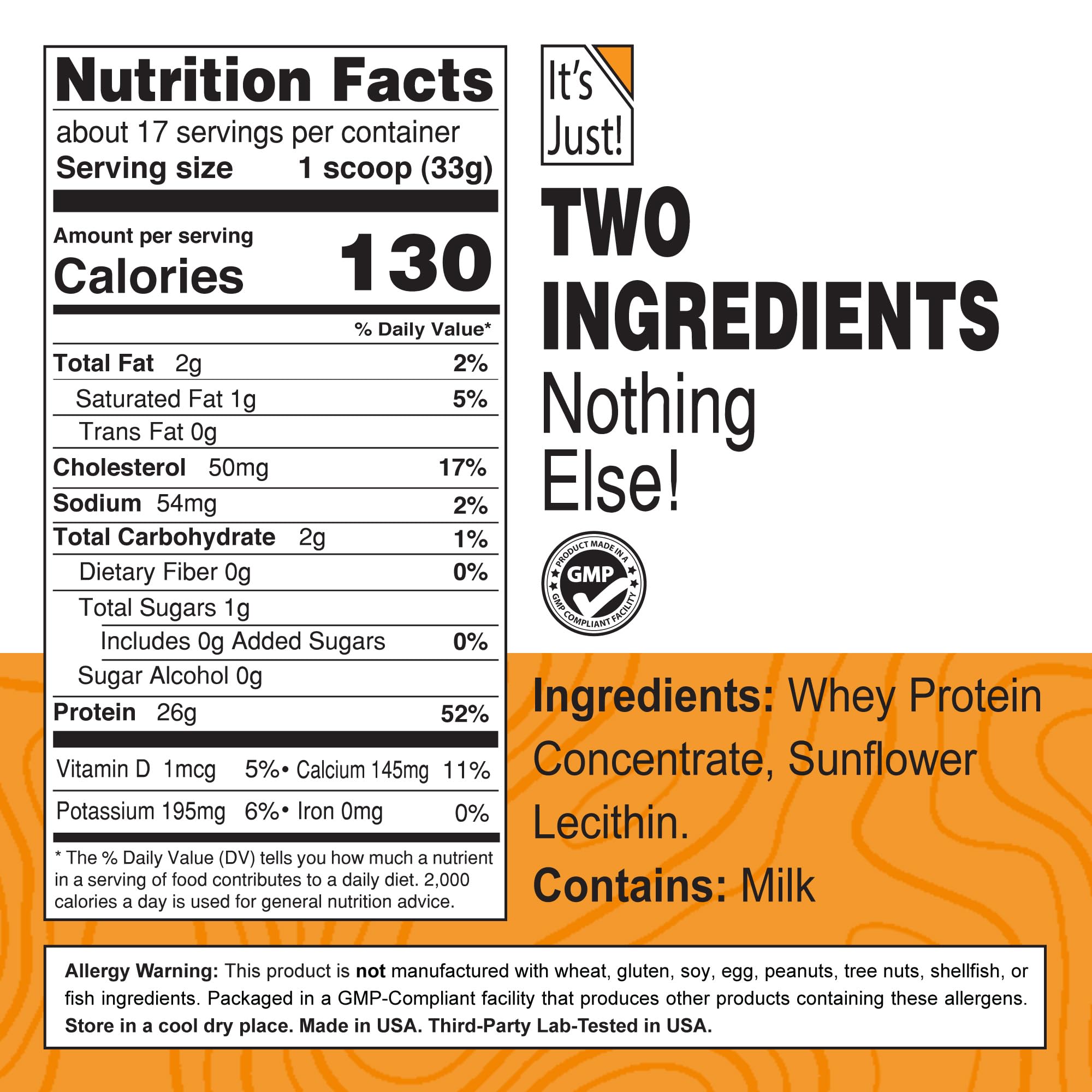It's Just! producto sin sabor ni edulcorantes para mezclar