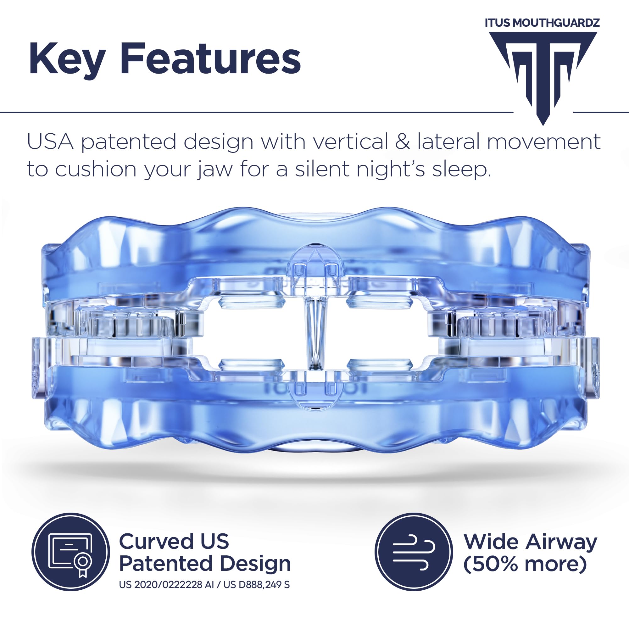 Itus Mouthguardz SilentZPro: ajuste configurable para noche más silenciosa.