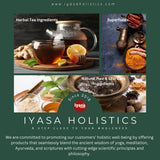Iyasa Holistics mezcla de hierbas con regaliz para tés artesanales.