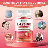 Gominolas lisina Jabsah, textura masticable y agradable.