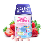 Jack N' Jill Brillos Dentales: botella para higiene bucal infantil.