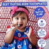 Pasta con xilitol Jack N' Jill Tickle Tooth para cuidado dental infantil.