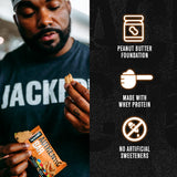 Barrita Jacked Factory Authentic Bar sin edulcorantes artificiales para un sabor natural.