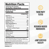 Jacked Factory Authentic ISO: etiqueta clara con información de ingredientes y valor proteico.
